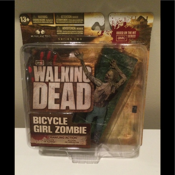 Mc Farlane Toys Other - NIB AMC The Walking Dead Bicycle Girl Zombie Figure